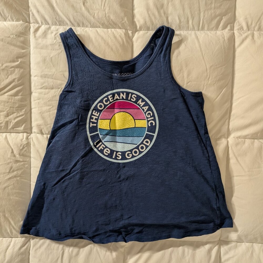"Life is good" tank top